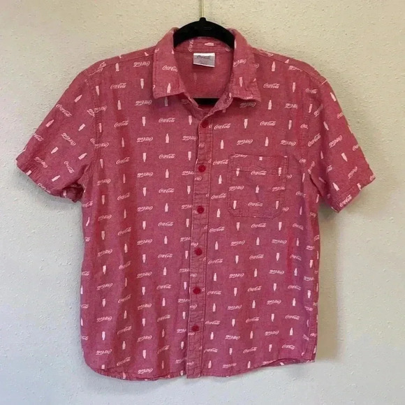 COCA-COLA Men’s Button Down Shirt - Picture 7 of 7
